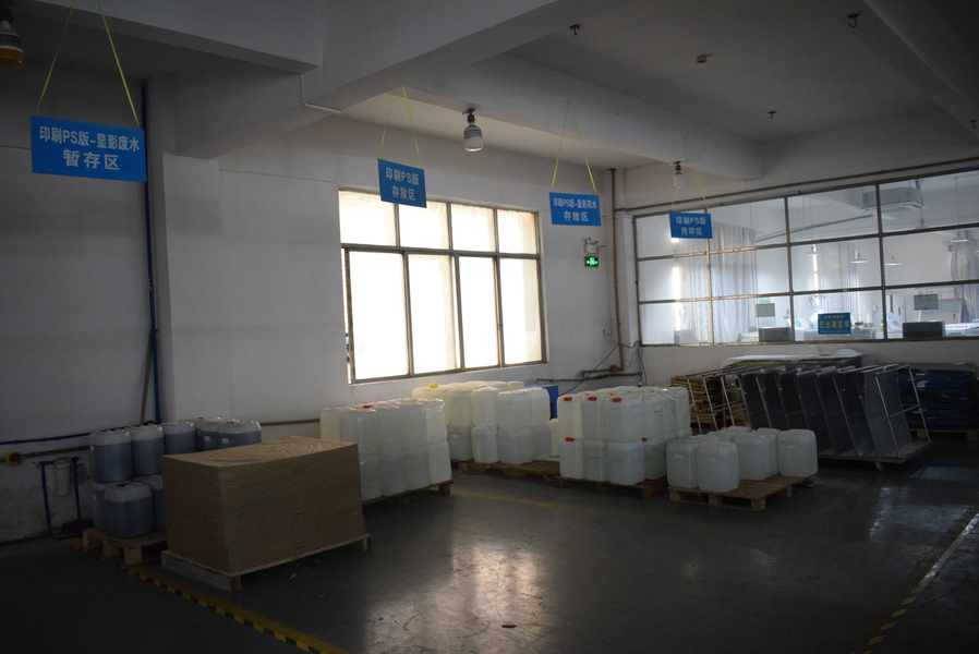 GUANGZHOU YM PACKAGE PRODUCTS CO.,LTD. productielijn van de fabrikant