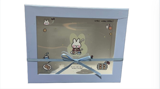 Doorzichtige venster PET cadeaubon High End rechthoekige cadeaubon met helder venster