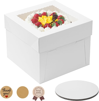 CMYK / Pontone Offsent Printing Cake Packaging Boxes voor de bescherming en presentatie van het product