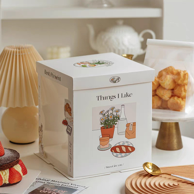 CMYK / Pantone-printing cakecontainers voor desserts