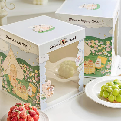 Gepersonaliseerde papierdikte koekdozen voor het beschermen en presenteren van koekjes