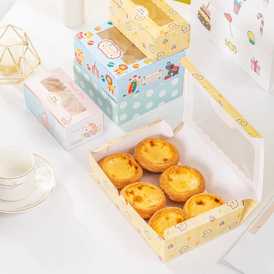 Professionele eiertart doos Cake verpakkingsdozen met Matt lamineering en offset printing