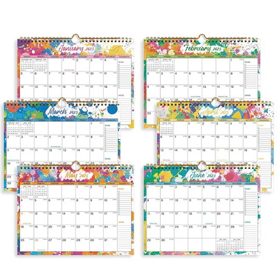 Hervervang Custom Wall Calendar Aanpasbaar ontwerp Vakantie / Seizoensthema Personalisatie