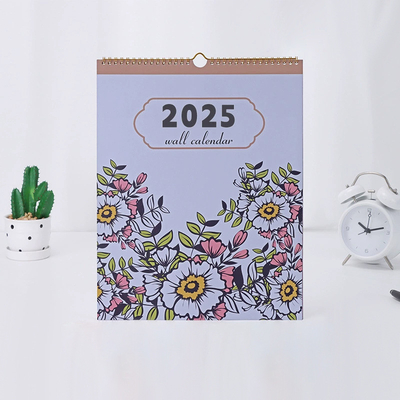 Einde maand december Aanpassing van de muur kalender in rechthoekig ontwerp Glanse papier type