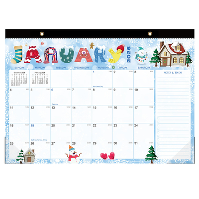 Gepersonaliseerd Glanzend Papier Type Gepersonaliseerd Kalender Printing Voor Bedrijfsgroei