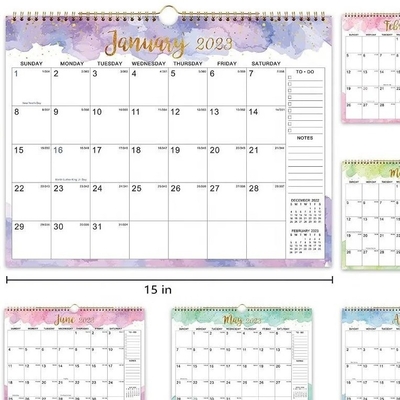 Gepersonaliseerde kalender afdrukken met glanzend papiertype Voeg persoonlijke data en evenementen toe Personalisatie