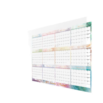 Spiraal gebonden aangepaste muurkalender met vakantie / seizoensgericht thema en kleurenprint