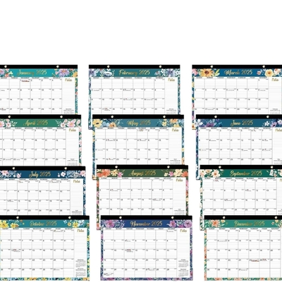 12 Foto's Aanpassing Wandkalender Personaliseren met personalisatie en belangrijke evenementen in 12 X 12 inch