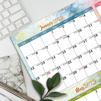 December Einde maand Gepersonaliseerde kalender afdruk Markeerd met grote Amerikaanse feestdagen Aanpasbaar