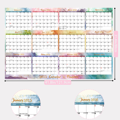 Aanpassen gepersonaliseerde kalender afdrukken houden van persoonlijke data en evenementen en grote Amerikaanse feestdagen