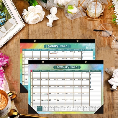 12 x 12 inch aangepaste muurkalender december eind maand aanpasbaar
