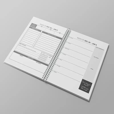 Aangepaste Spiraal Hardcover Notitieboek Personalisatie Optie Standaard Aangepaste Omslagkunst