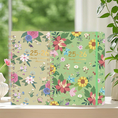 Gepersonaliseerd Spiral Hardcover Notebook A5 Gelijnd Dot-Grid Gedrukt