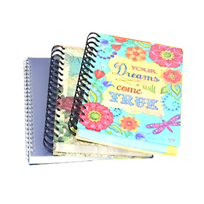 5.8 x 8.3 inch dagboek boek drukken in aangepast zoals u wilt