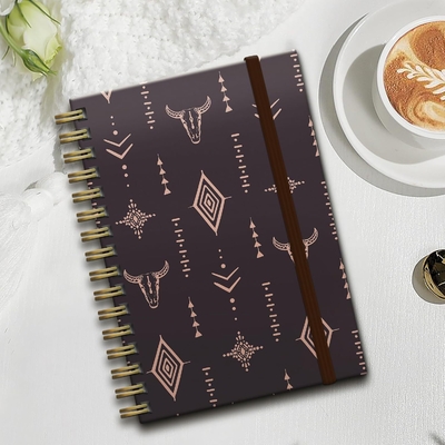 Elegant spiraalvormig hardeboek met een hoge duurzaamheid en een elegante stijl met een dot-grid-papieropstelling