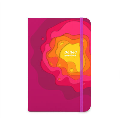 Een onderwerp Spiral Hardcover Notebook Witte pagina lay-out aangepast naar wens Kleur Ontworpen voor notitie organisatie en opslag