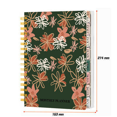 Papier aangepast dagboek met pagina grootte 58 x 83 inch Perfect voor het organiseren van dagelijkse taken en zakelijke ideeën