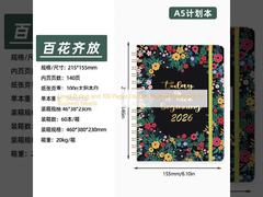 Gelijnde uitspraak en 100 pagina's aangepaste dagboek voor zakelijke behoeften