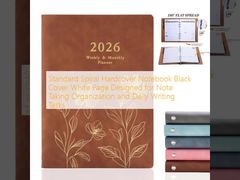 Spiraal notebook aangepaste hardcover planner