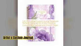 Aangepaste dagboeknotitieboekjes waar kunstenaars dol op zijn
