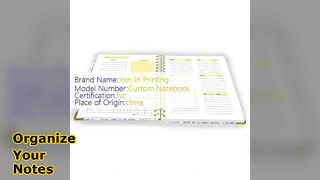 Spiraalvormige notitieboekorganisatie en -opslag