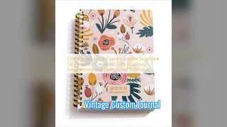 Spiraalvormig notitieboek met harde kaft: uw aangepaste dagboek